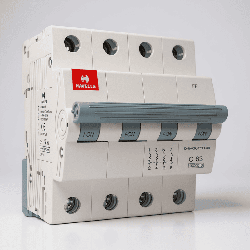 Havells 40A 4-Pole AC MCB β (C-Curve)