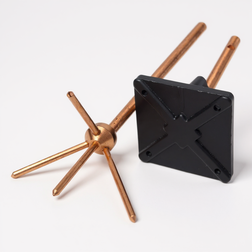 GroundX Copper Bonded Lightning Arrester Type 2(Multi Spike)