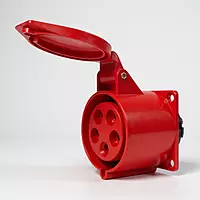 32A Industrial Panel Mount Type Socket - 5 Pin