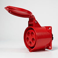 32A Industrial Panel Mount Type Socket - 5 Pin