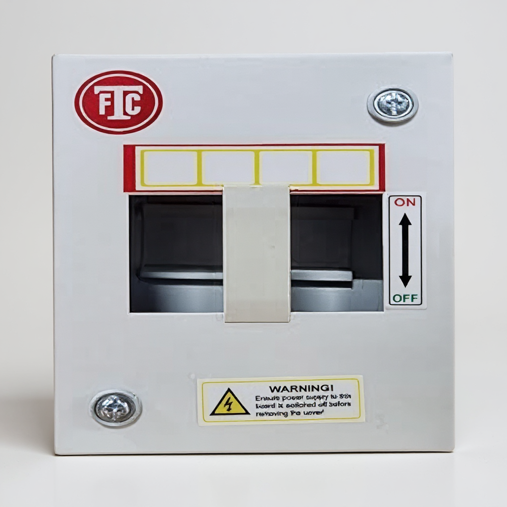 4-Way Metal MCB Box (FTC) | Rust Proof | with Inbuilt Din Rail