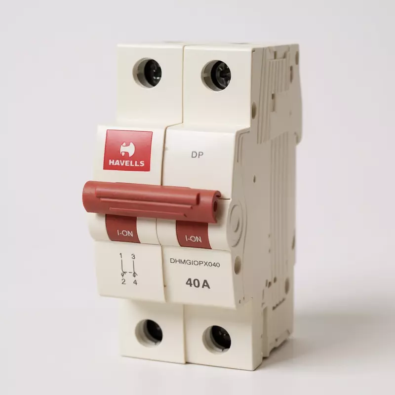 40A DP Switch Disconnector Euro 2 – White