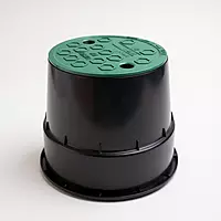 Lightning Earth Inspection Pit Chamber UV Stable Polymer Material Round Type