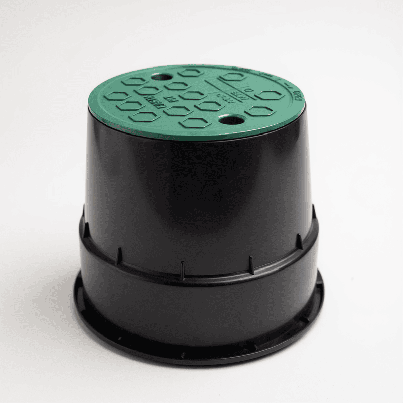 Lightning Earth Inspection Pit Chamber UV Stable Polymer Material Round Type