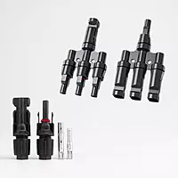 MC4 Branch 3 in 1 T3 Connector with Solar MC4 Connector (1+1 Pair)