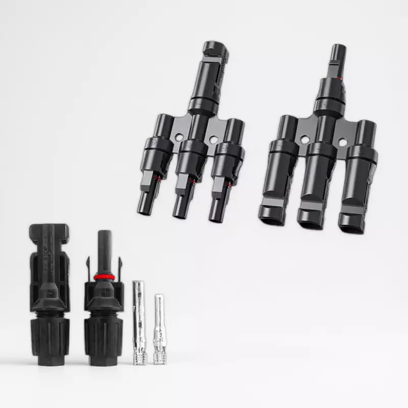 MC4 Branch 3 in 1 T3 Connector with Solar MC4 Connector (1+1 Pair)
