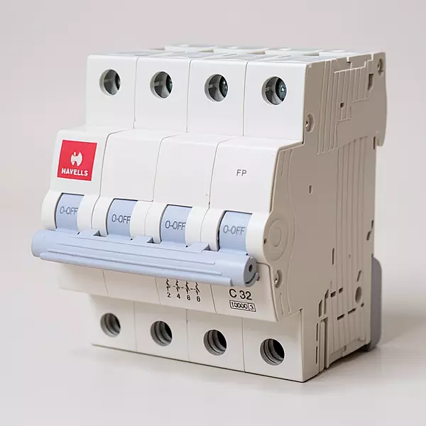 Havells 32A 4-Pole AC MCB – (C-Curve)