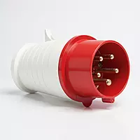 32A Industrial Plug Straight - 5 Pin