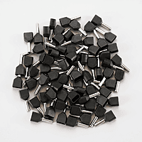 1.5 sq.mm Twin Insulated Ferrule (BLACK) Pack of 10