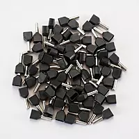 1.5 sq.mm Twin Insulated Ferrule (BLACK) Pack of 10