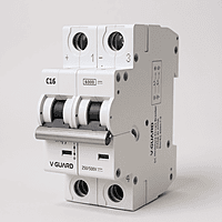 V-Guard 16A 2-Pole DC MCB – 500V Solar Application