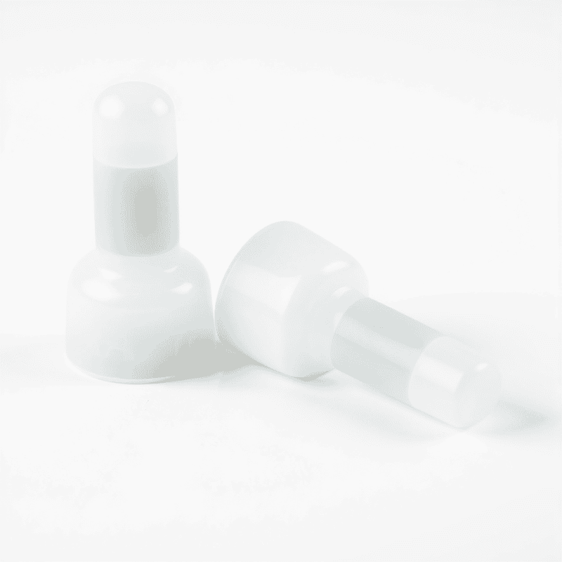 Closed End Cable Cap Crimp Connector - Protective Closed End Wire Terminals (Pack of 10)