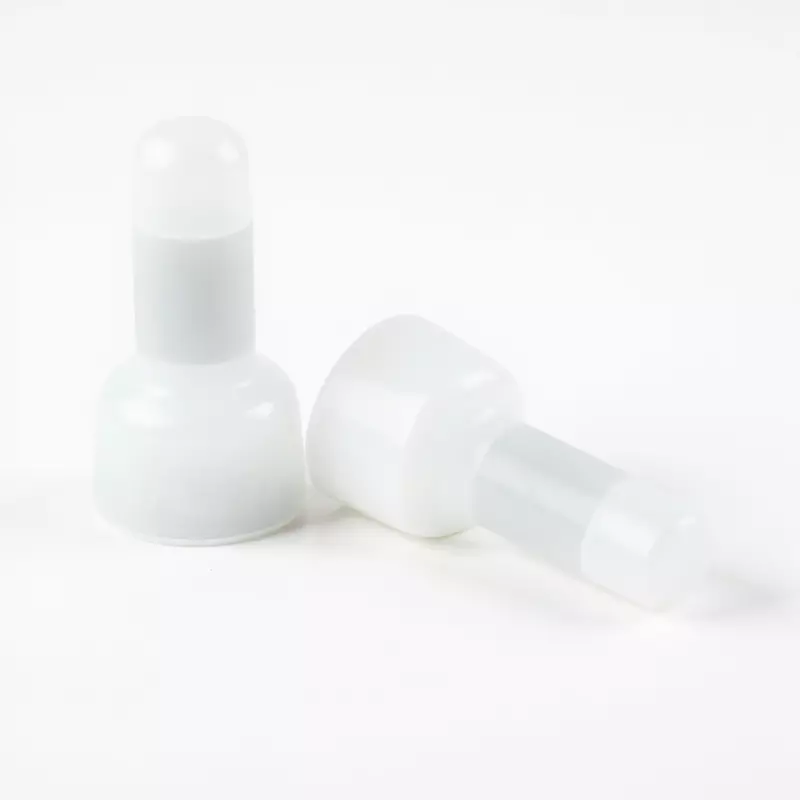 Closed End Cable Cap Crimp Connector - Protective Closed End Wire Terminals (Pack of 10)