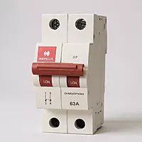63A DP Switch Disconnector Euro 2 - White