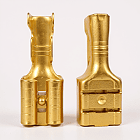 6 mm Electrical Wire Cable Thimble Lugs Terminal Female Spade Wire Connectors- (Pack of 1) Only Female