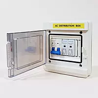 WaterShield IP66 ACDB Single Phase Inbuilt AC MCB 32A, AC SPD 320V