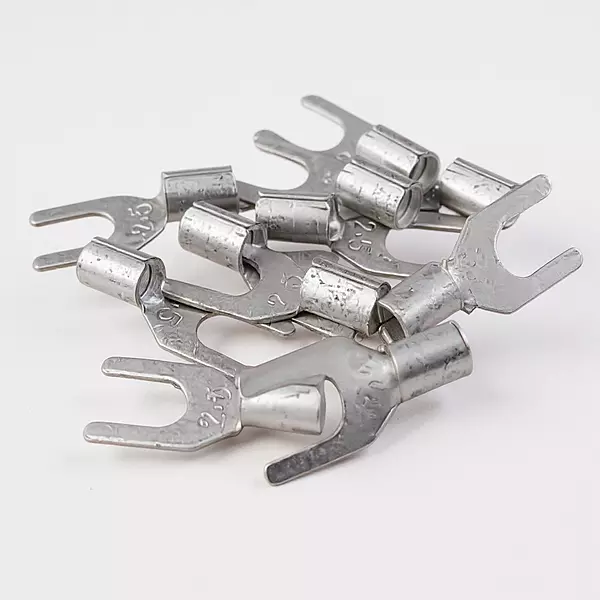 2.5 sq mm Cable Connector Lug Non Insulated Fork Crimp Terminal - 1 Nos | HF-7251
