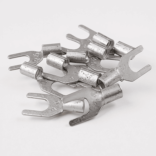 2.5 sq mm Cable Connector Lug Non Insulated Fork Crimp Terminal - 1 Nos | HF-7251