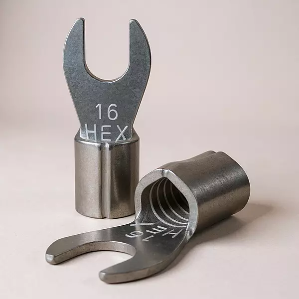16 sq.mm Copper Ring Fork (U - CUT) Terminal End Lugs - 1 Nos/ HU-7871