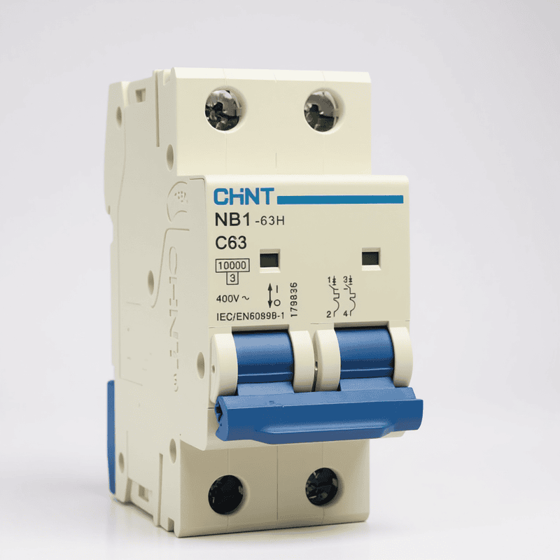 Chint 63A 2-Pole AC MCB – (C-Curve)