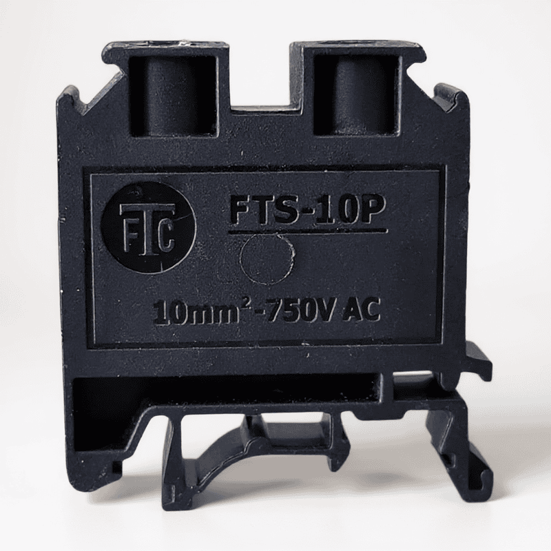 6 mm² Polyamide Black Terminal Block | FTS-6P