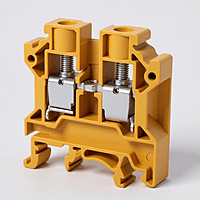 25 sqmm TERMINAL BLOCK POLYMIDE YELLOW WITH END PLATE-FTS25P