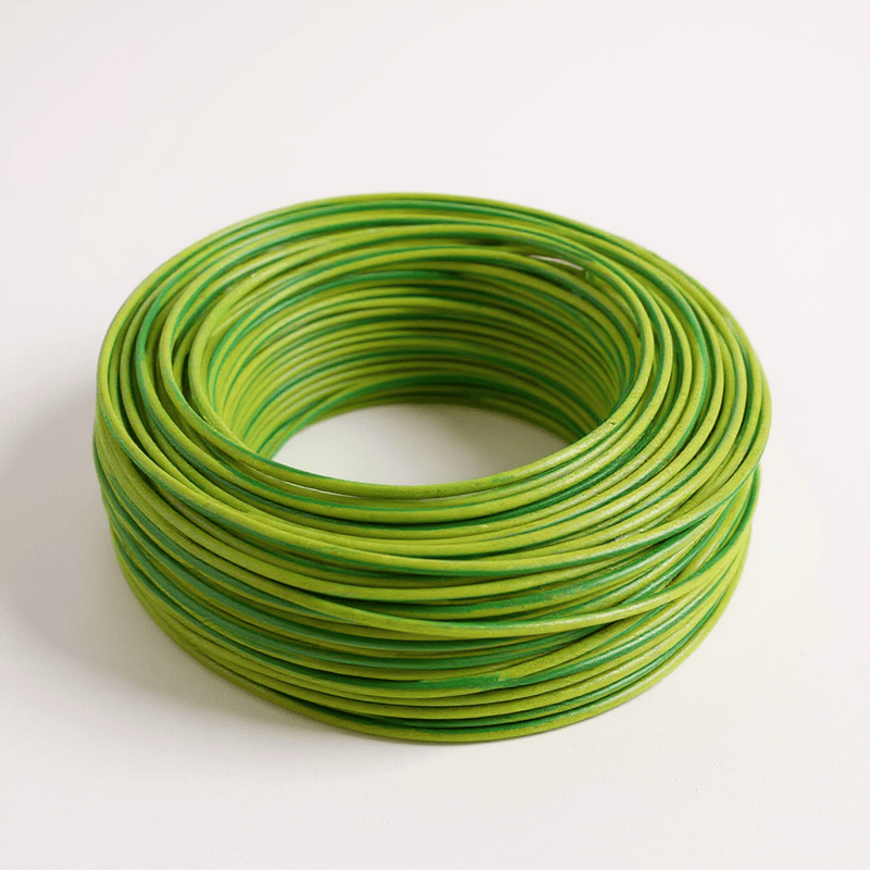 6 sq.mm-  Aluminium Earthing cables green/yellow Single Strand Wire