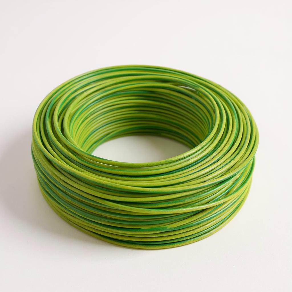 50 sq.mm Aluminium Earthing cables yellow/green - Multistrand LA/Earthing Cables