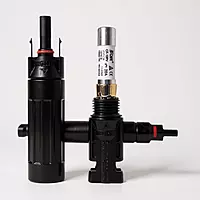 MC-4 in-Line Fuse Connector without Fuse ( Pack of  1)