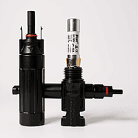 MC-4 in-Line Fuse Connector without Fuse ( Pack of 1)