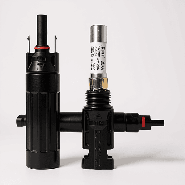 MC-4 in-Line Fuse Connector without Fuse ( Pack of 1)