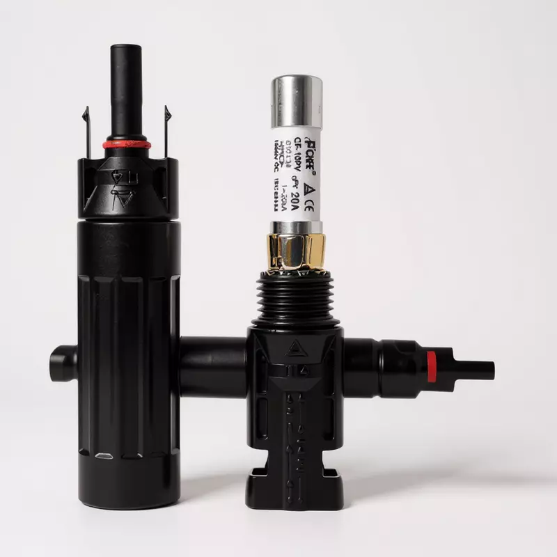 MC-4 in-Line Fuse Connector without Fuse ( Pack of  1)