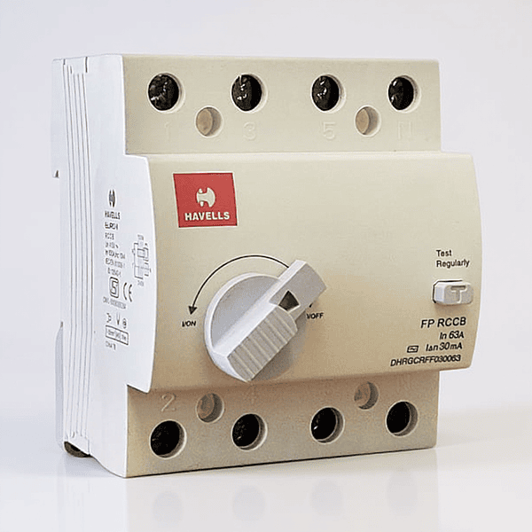 Havells 63A 3-Phase 4-Pole RCCB