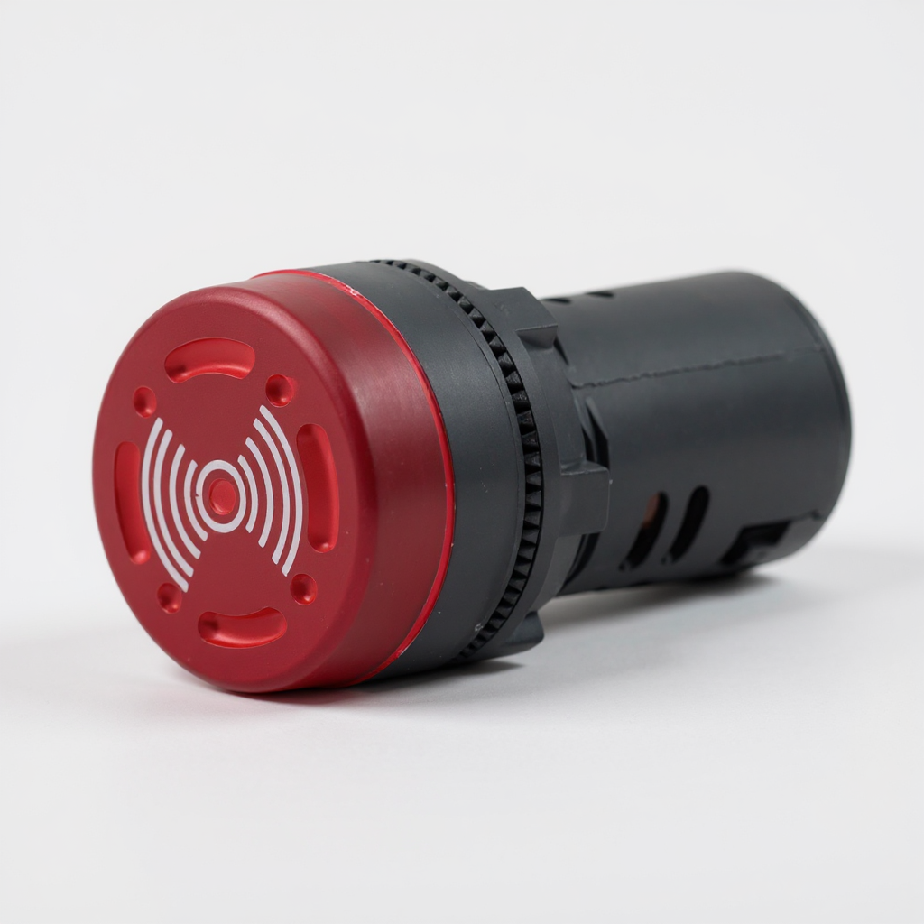 22.5mm Buzzer Illuminated Red