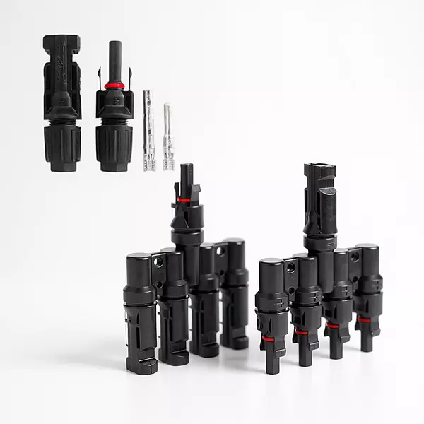 MC4 Branch 4 in 1 T4 Connector with Solar MC4 Connector (1+1 Pair)