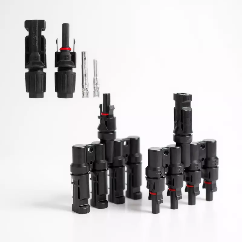 MC4 Branch 4 in 1 T4 Connector with Solar MC4 Connector (1+1 Pair)