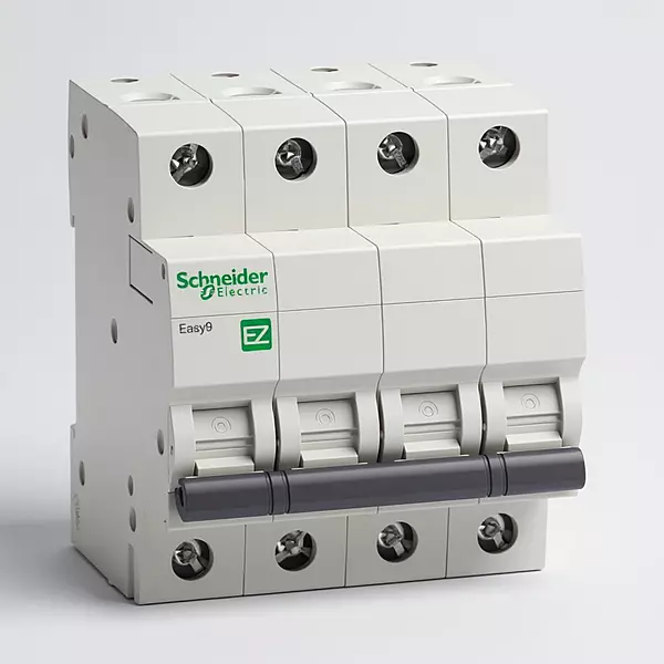 Schneider Electric MCB 4P, 63 A, C curve, 10000 A (pack of 1)