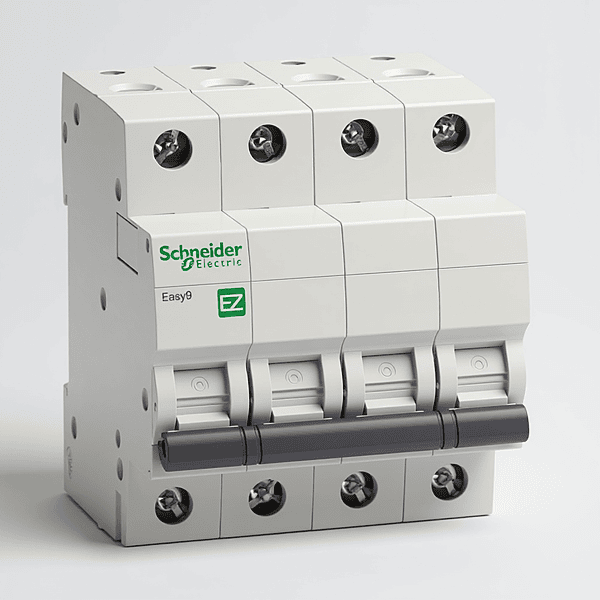 Schneider Electric MCB 4P, 63 A, C curve, 10000 A (pack of 1)