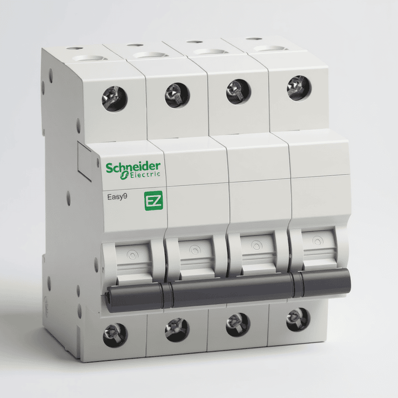 Schneider Electric MCB 4P, 63 A, C curve, 10000 A (pack of 1)