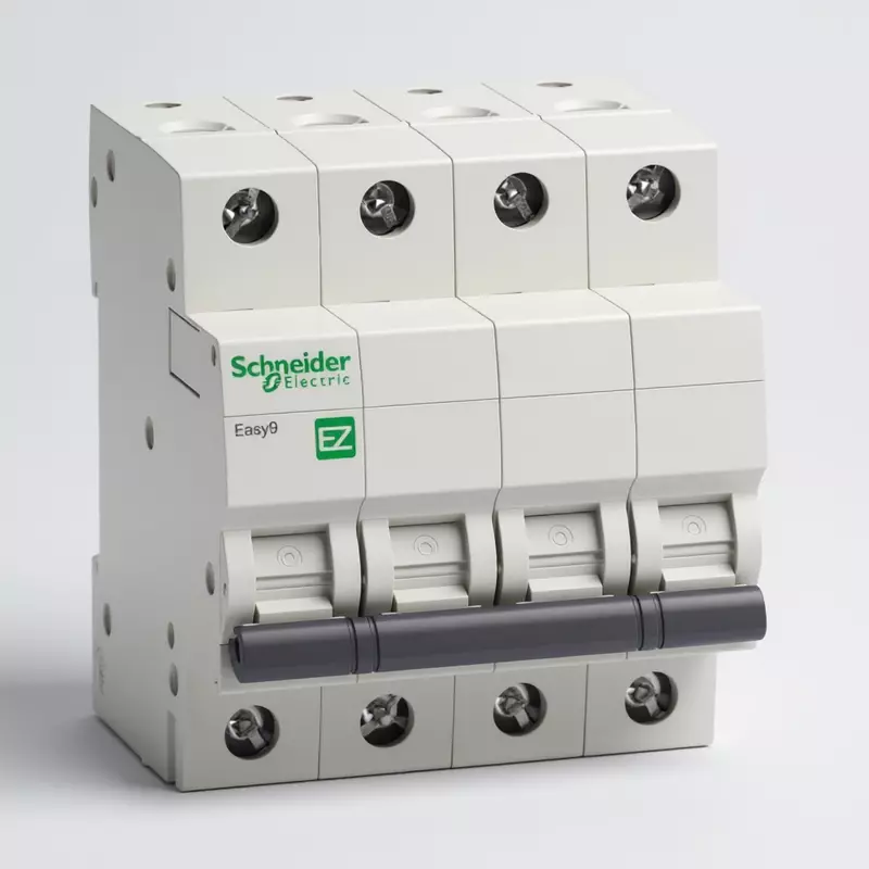 Schneider Electric MCB 4P, 63 A, C curve, 10000 A (pack of 1)