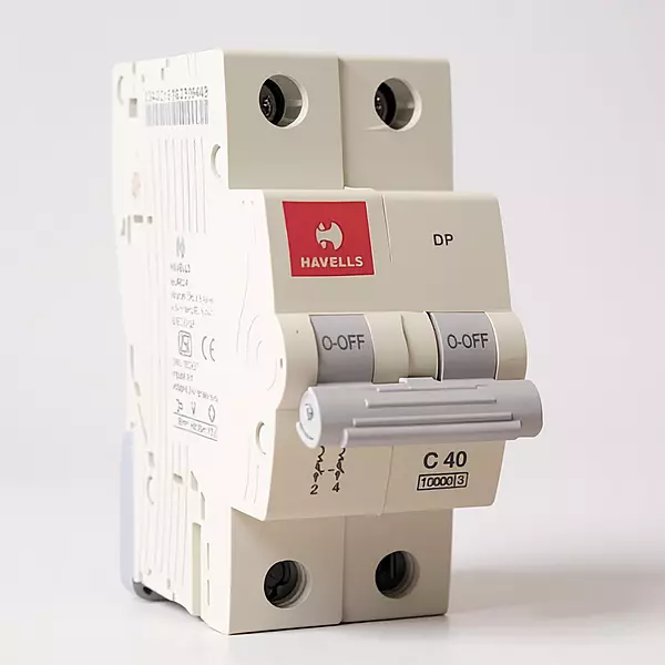Havells 40A 2-Pole AC MCB – (C-Curve)