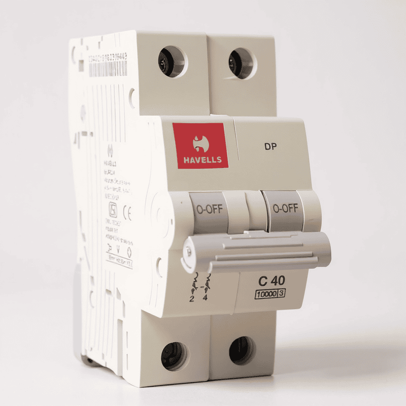 Havells 40A 2-Pole AC MCB – (C-Curve)