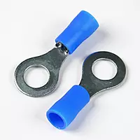 2.5 sq.mm-Crimping Type Insulated Copper Ring Type Terminal Ends | HRI-7074 (Pack Of 10)