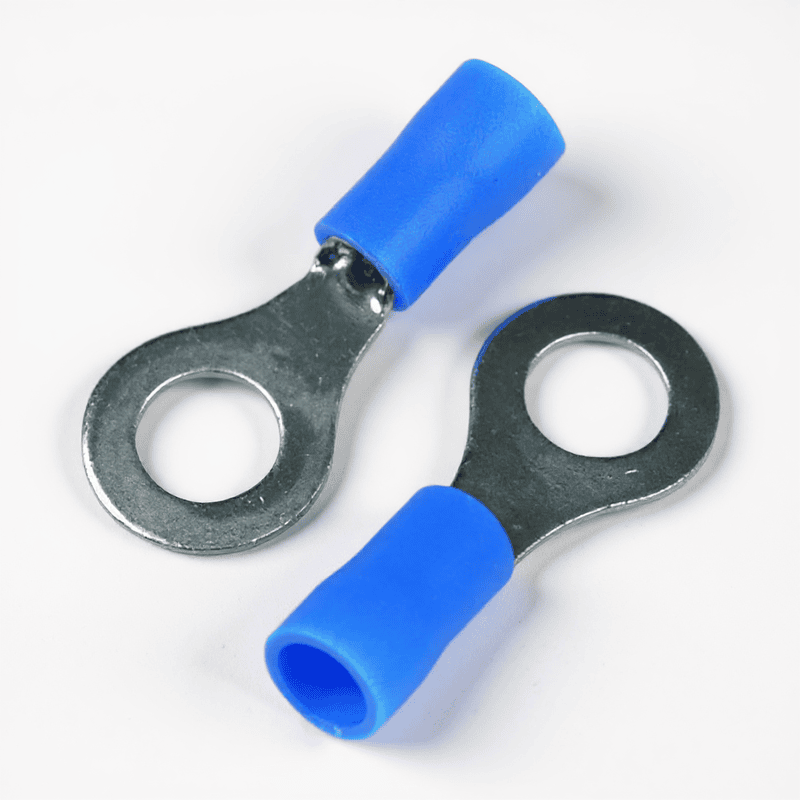 2.5 sq.mm-Crimping Type Insulated Copper Ring Type Terminal Ends | HRI-7074 (Pack Of 10)