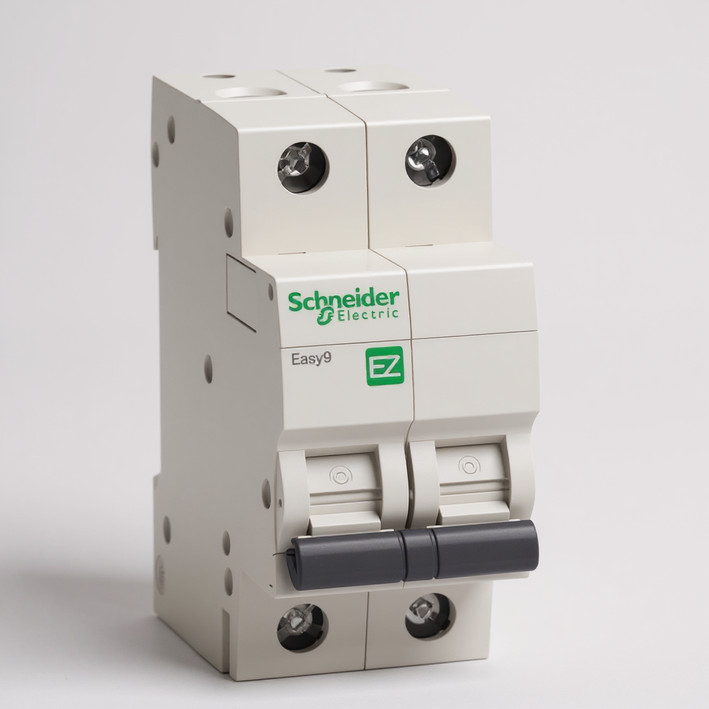 Schneider Electric MCB 2P, 32 A, C curve, 6000 A 240V (Pack of 1)