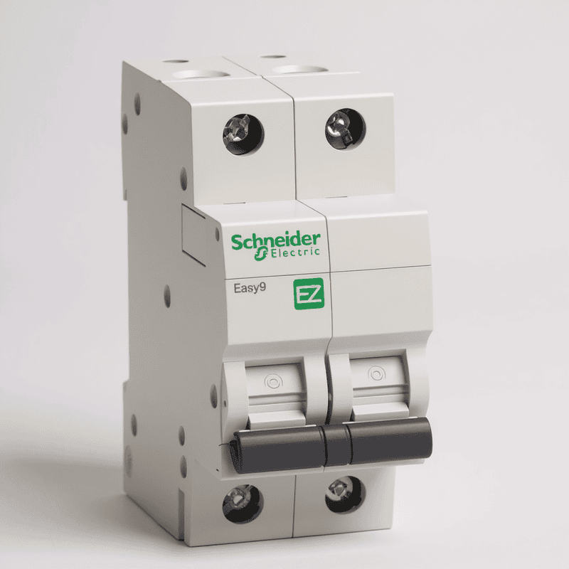 Schneider Electric MCB 2P, 32 A, C curve, 6000 A 240V (Pack of 1)