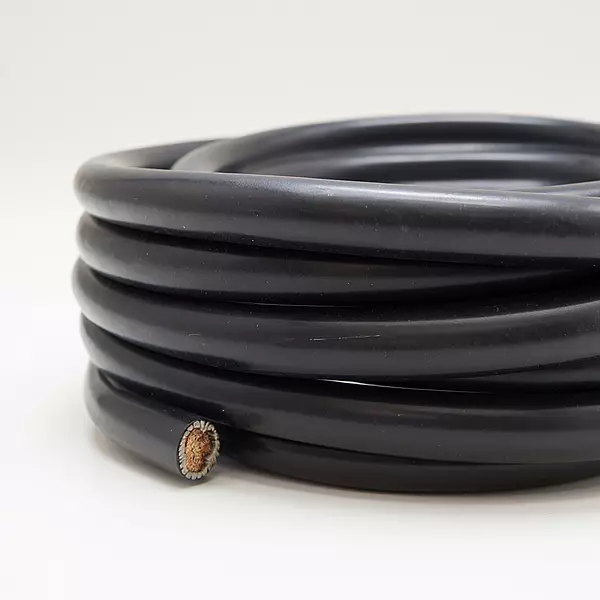 10 sq.mm AC Cable Black | FR PVC Insulated Copper Wire | Single Core Multi-Strand