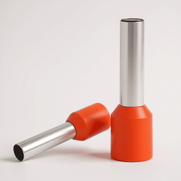 4 sq.mm Ferrule Copper Crimp Connector – Insulated Cord Pin End Terminal (Orange) Pack of 10