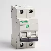 Schneider Electric MCB 2P, 63 A, C curve, 10000 A  (Pack of 1)