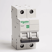 Schneider Electric MCB 2P, 63 A, C curve, 10000 A (Pack of 1)